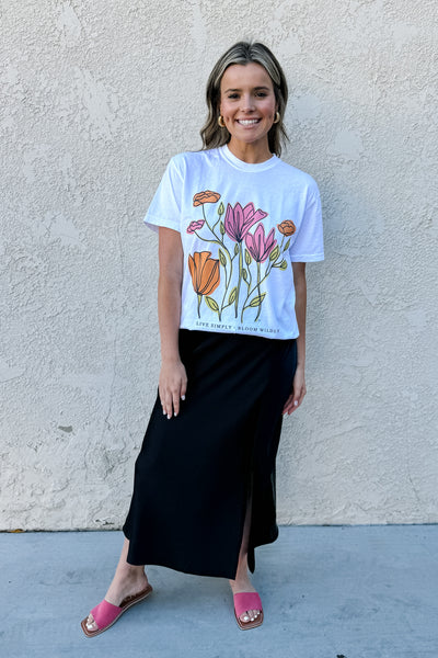 Live Simply Bloom Wildly Graphic Tee