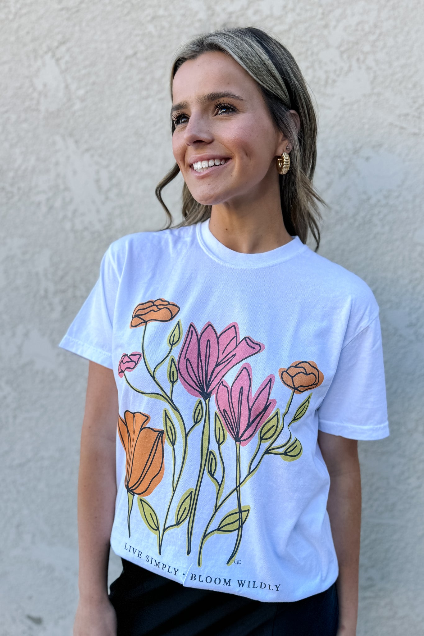 Live Simply Bloom Wildly Graphic Tee