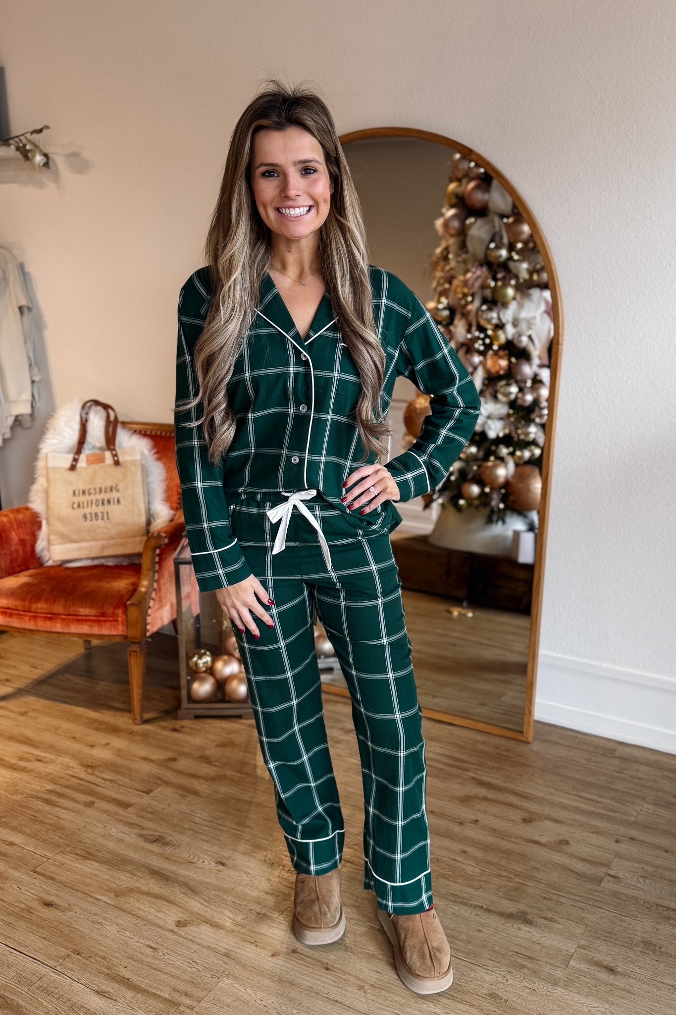 Dreamer Plaid Noble Fir Set by Z Supply