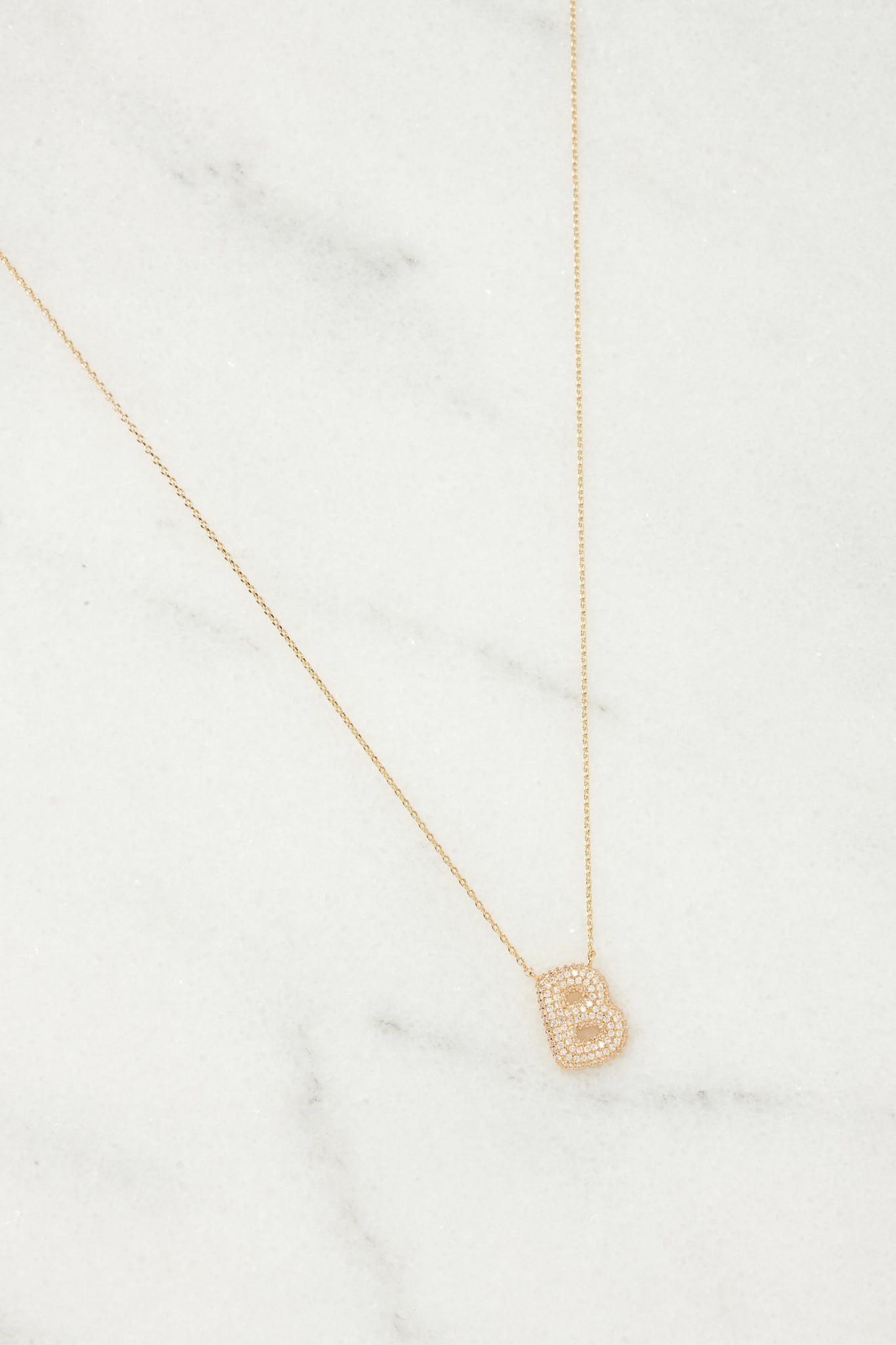 Dainty Gold Initial Necklace