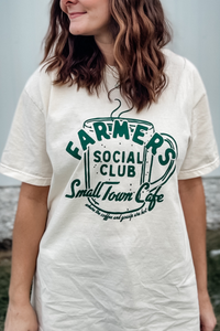 Farmers Social Club Graphic Tee / Ivory