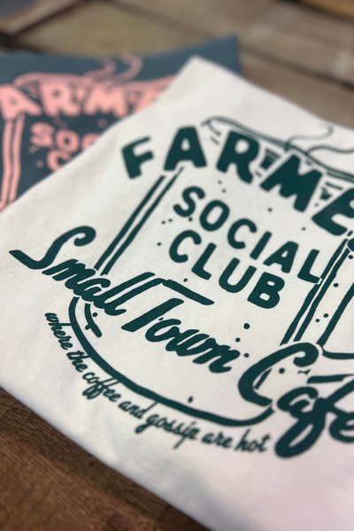 Farmers Social Club Graphic Tee / Ivory