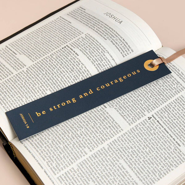 Be Strong And Courageous Bookmark