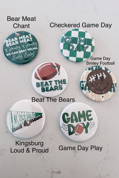 Game Day Buttons {Rivalry Edition}