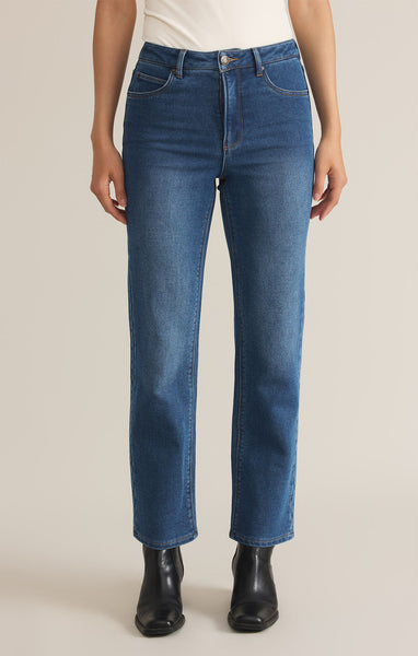 Z Supply Val Straight Leg Denim Pants