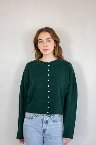 Piper Cardigan / Forest Green