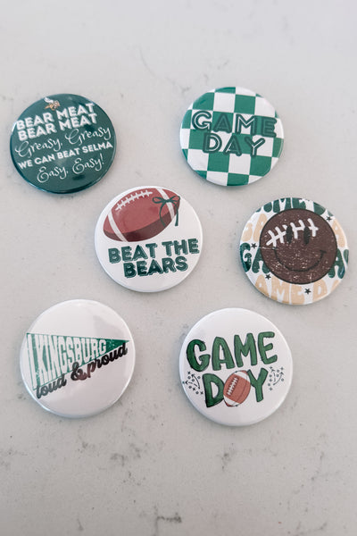 Game Day Buttons {Rivalry Edition}