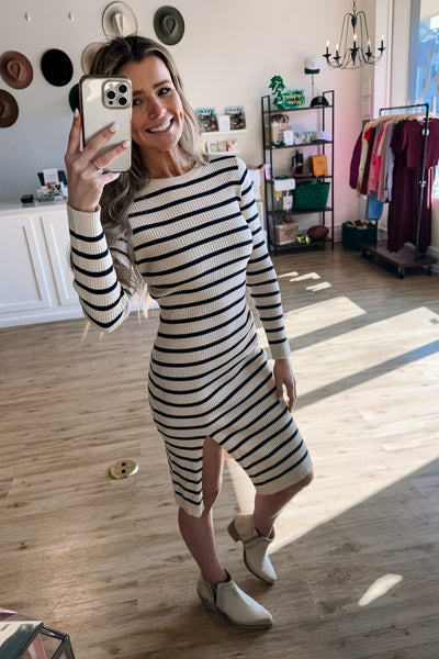 Archer Long Sleeve Knit Dress