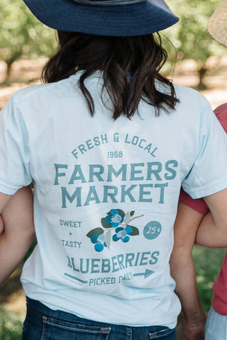 Blueberry Farmers Market Graphic Tee