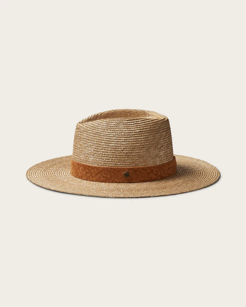 Sloan Straw Fedora Hat in Honeycomb *final sale*