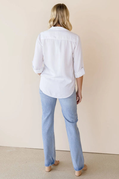 Talma Blouse / Optic White *final sale*