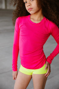 FIVE Barely There Long Sleeve / Cerise Pink