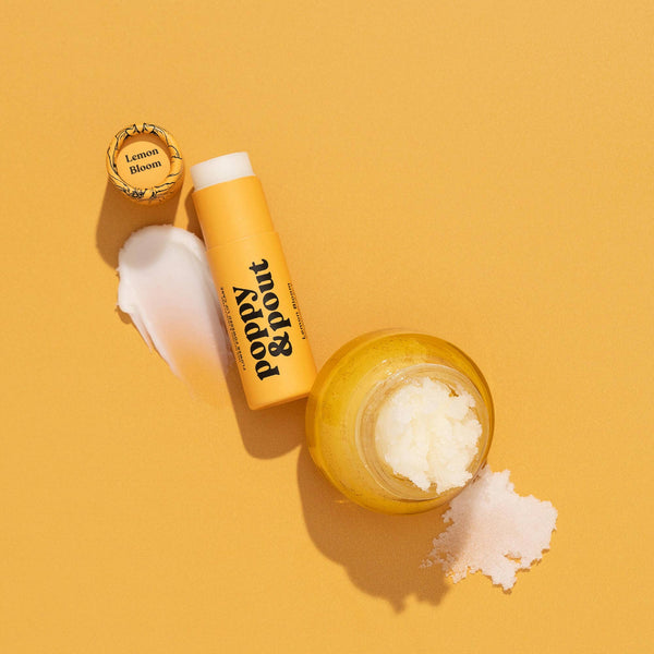 Poppy & Pout Lip Care Duo / Lemon Bloom