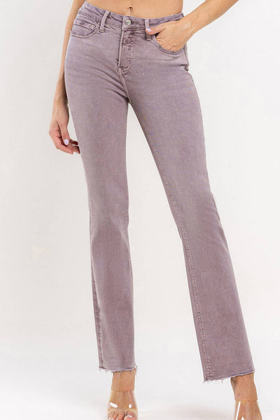 Dusty Lavender Bootcut Jeans