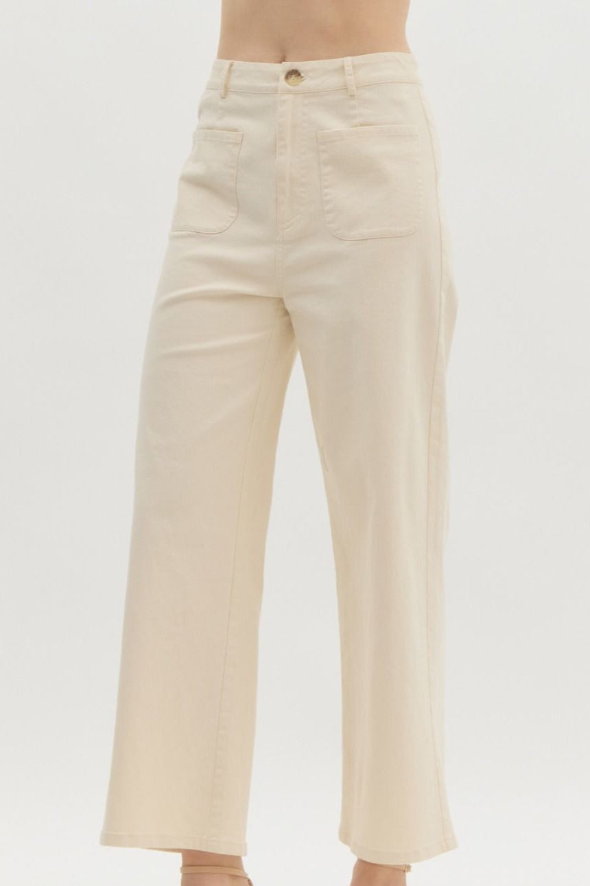 Tayler Trouser Pant / Ecru