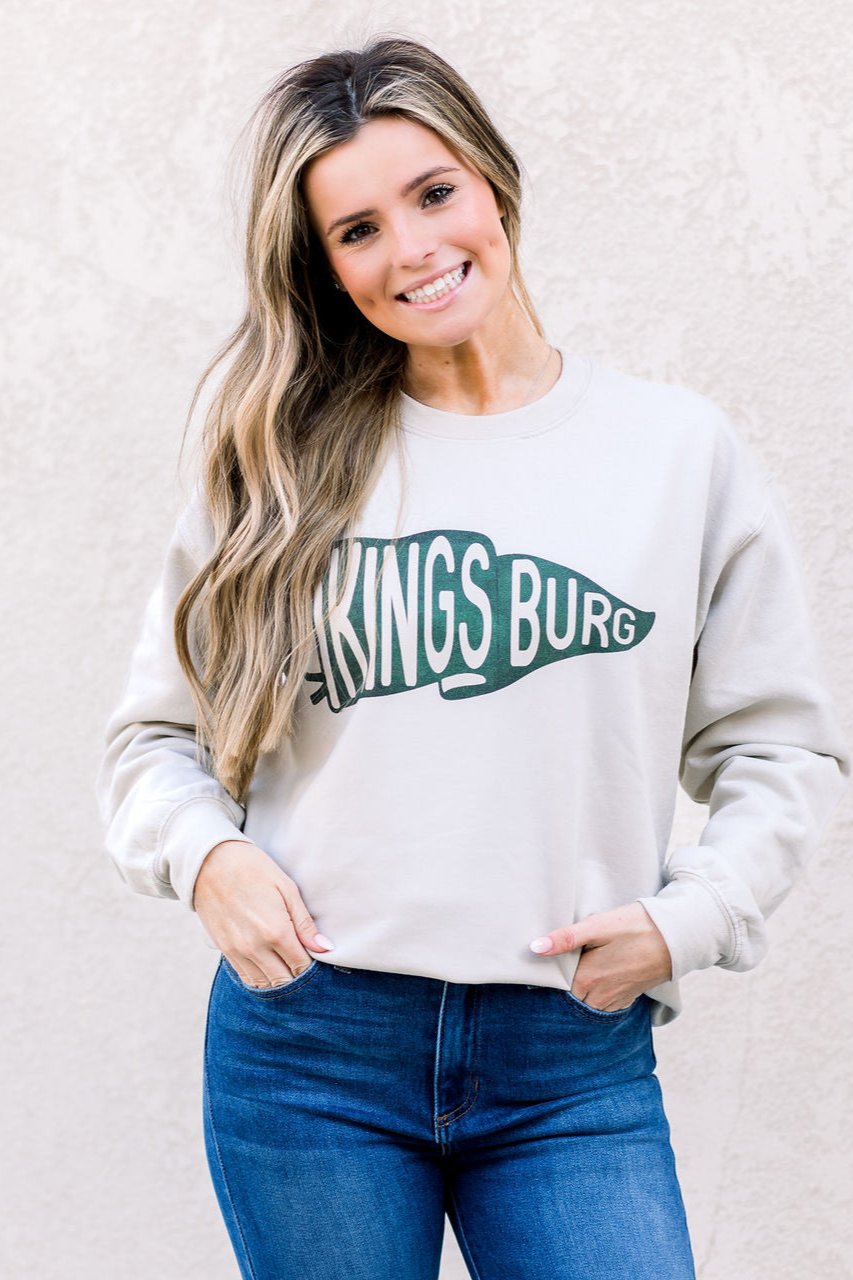 Kingsburg Vintage Pennant Sweatshirt