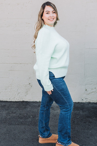 Riley Knit Sweater / Sweet Mint