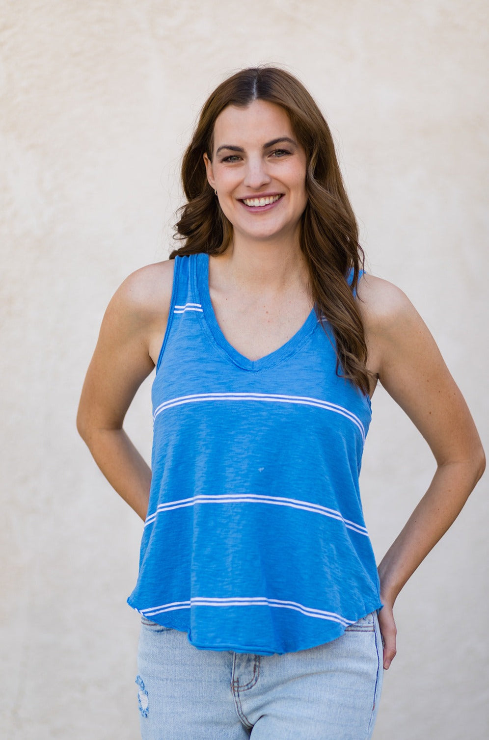 Vagabond Twin Stripe Tank by Z Supply