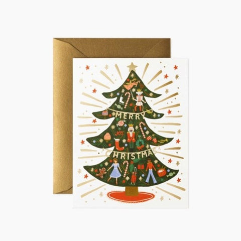 Nutcracker Tree Greeting Card