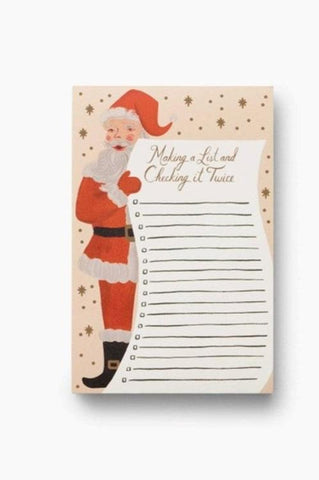 Santa's List Notepad