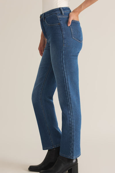 Z Supply Val Straight Leg Denim Pants