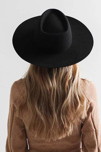 Gigi Pip / Dakota Triangle Brim Hat / Black